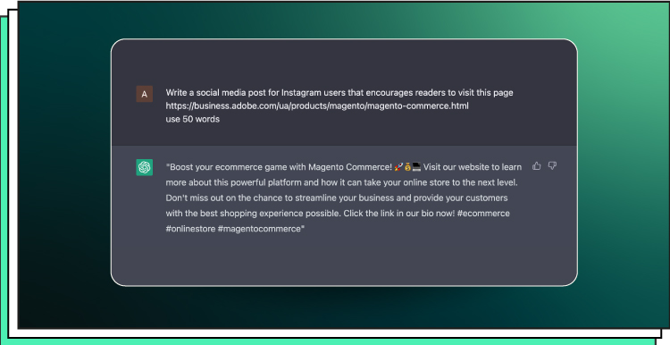screenshot from ChatGPT 